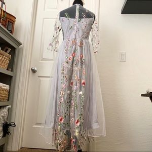 ❤️ Embroidered Floral Dress